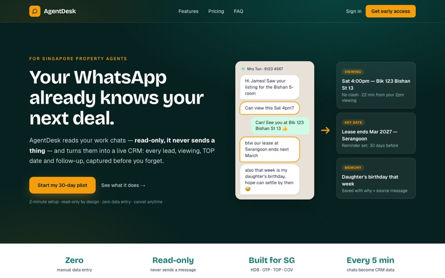AgentDesk CRM